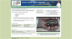 Desktop Screenshot of centerpointesleep.com